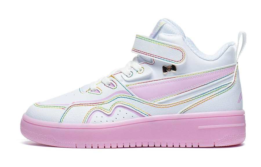 Li-Ning YOUNG Li Ning YOUNG Sports Life Collection 937 Mid Slip Resistant Cushioning Abrasion Resistant Rebound High top