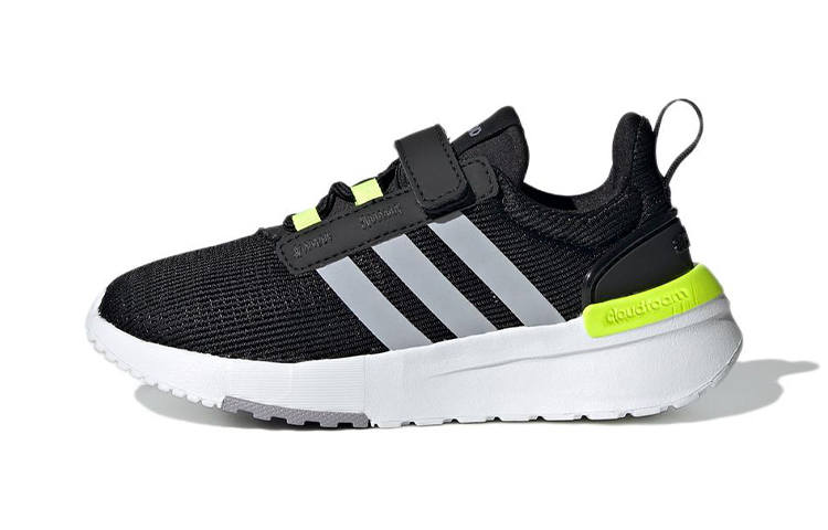 Adidas Neo Racer TR21 Abrasion Resistant Low top Kids' Running Shoes Black Children Aged 3 7 Years Old