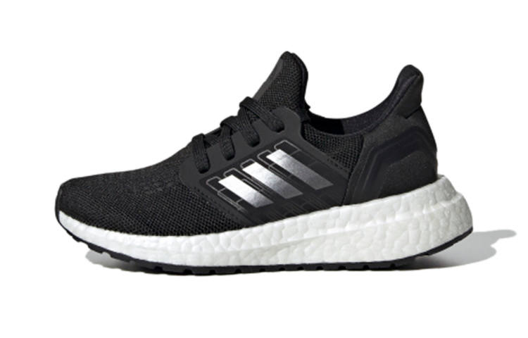 Adidas Adidas ULT C Fabric Breathable Low top Kids' Running Shoes Black White Children Aged 3 7 Years Old