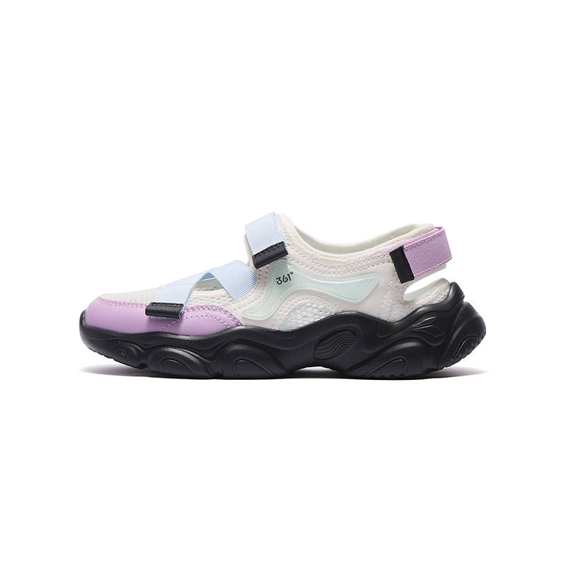 361°KIDS Low top Casual Shoes Feather White/Fragrant Grass Purple/Clear Blue Unisex