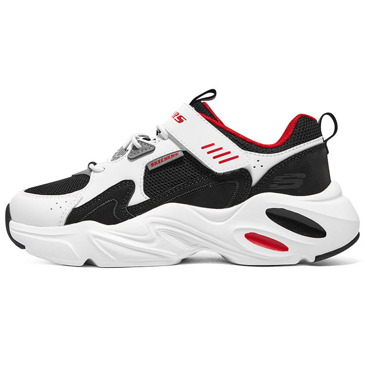 Skechers Low top Kids Lifestyle Shoes White Charcoal Gray