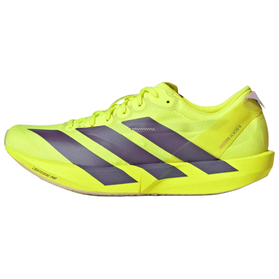 Adidas Adidas Adizero Adios 9 Running Shoes Women's Bright Yellow Purple
