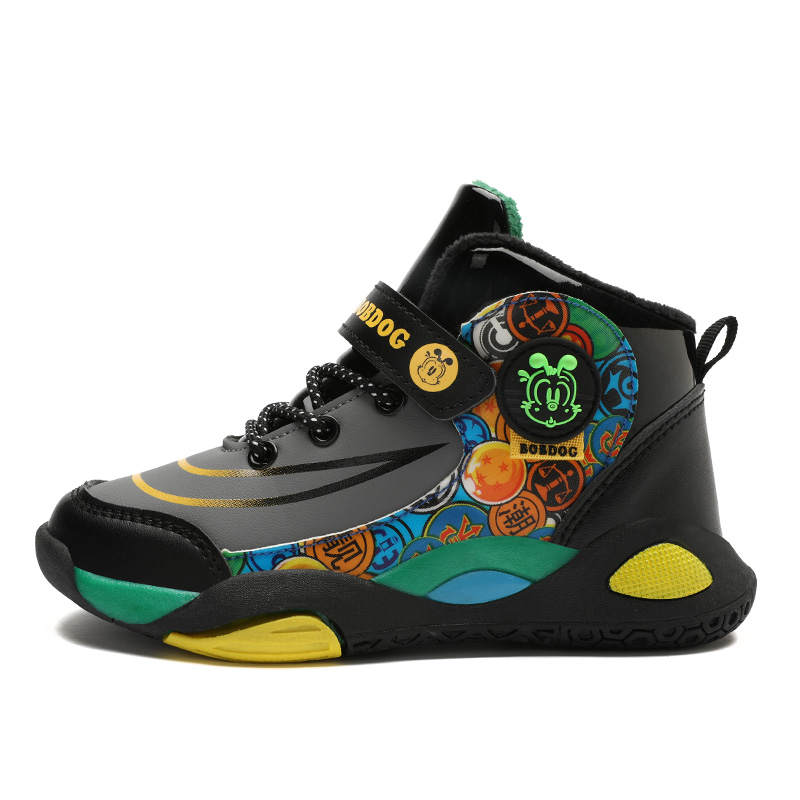 BOBDOG Comfortable And Trendy, Fleece Lined Slip Resistant Cushioning Abrasion Resistant Thermal Mid top