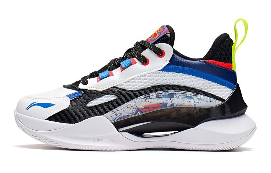 Li-Ning YOUNG Li Ning YOUNG Avant Garde Ling TEAM 2.5 Mid top Basketball Shoes White Black Unisex