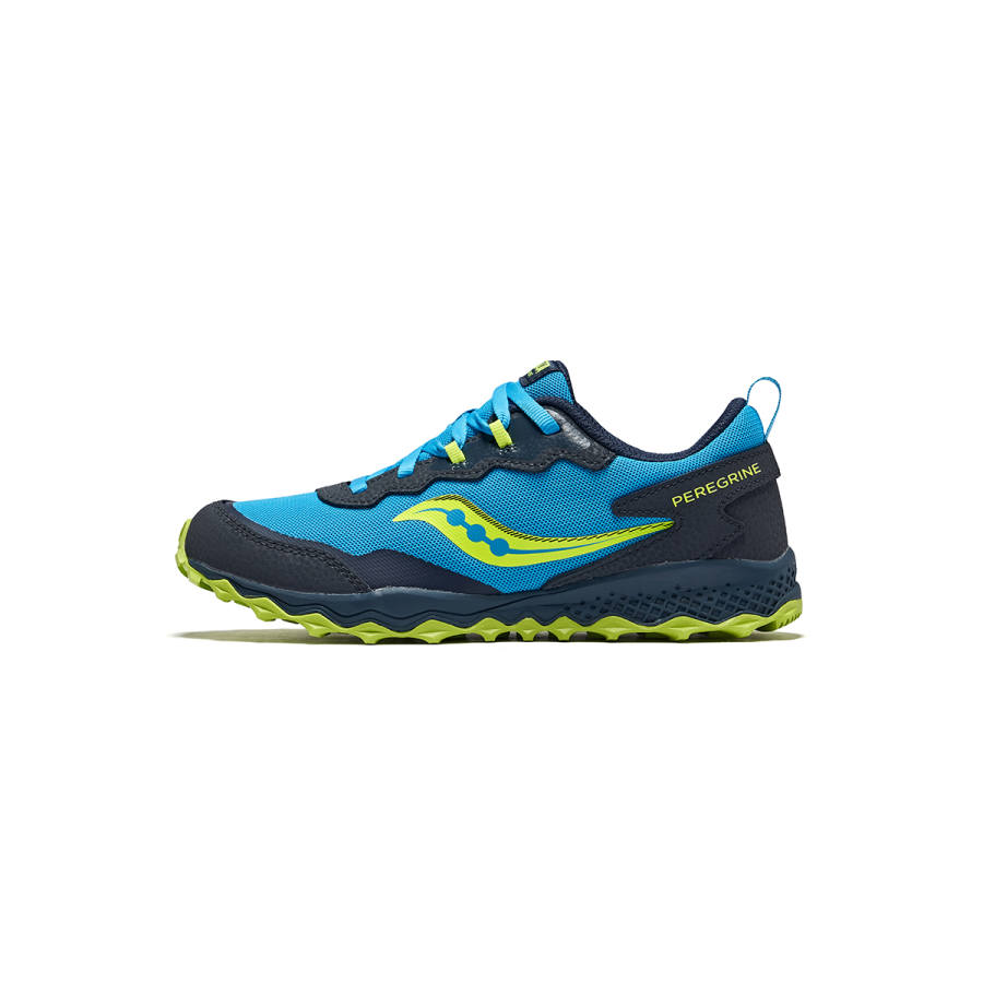 Saucony Low top Running Shoes Blue Yellow Kids'