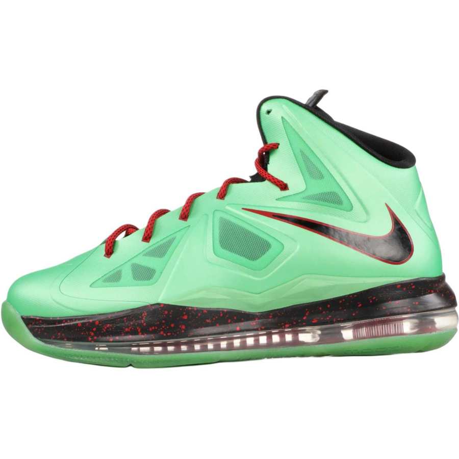Nike Nike Lebron 10 High top Basketball Shoes Green Unisex
