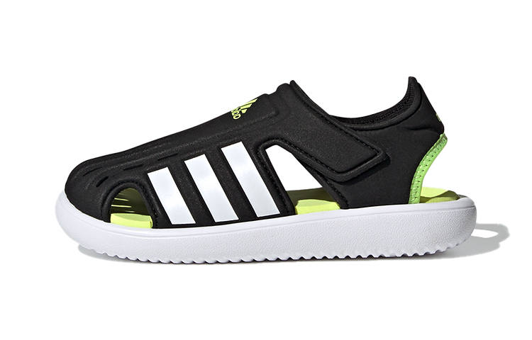 Adidas Adidas Water Sandal C Breathable Children's Sandals Black White Children Aged 3 7 Years Old