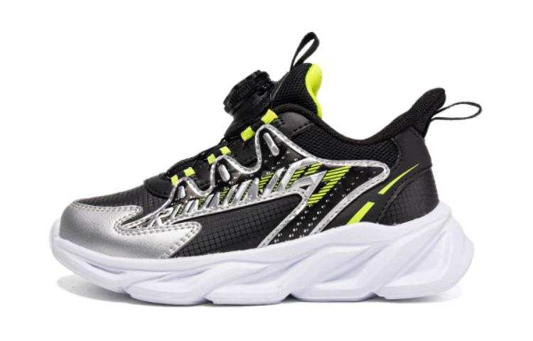 361°KIDS Cushioning, Wear Resistant Low top Kids' Running Shoes Black Silver Kids'