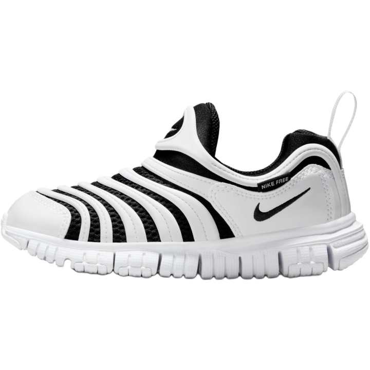 Nike Nike Dynamo Free Fabric Abrasion Resistant Abrasion Resistant Low top Casual Shoes White/Black Kids'