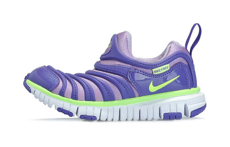Nike Nike Dynamo Free Slip Resistant Cushioning Kids Lifestyle Shoes Purple White Children Aged 3 7 Years Old