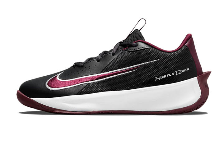 Nike Nike Team Hustle Quick 3 Dark Smoke Grey Dark Beetroot GS