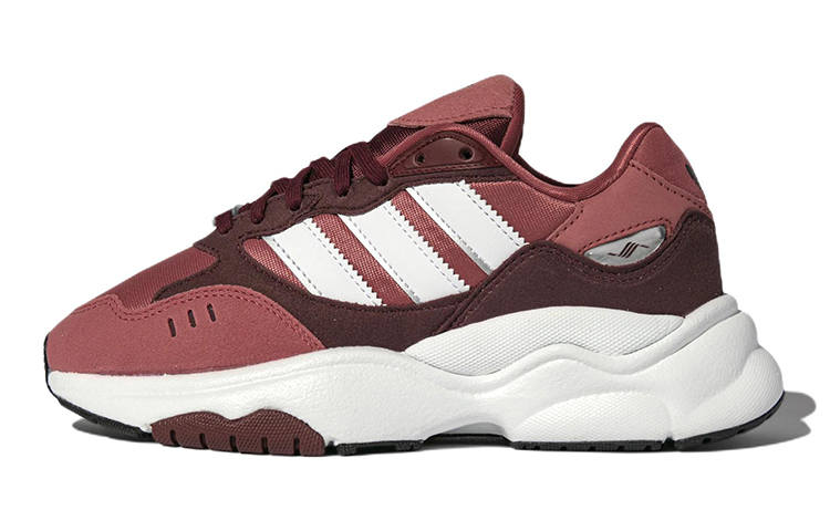 Adidas Originals Retropy F90 J Fabric Sports Slip Resistant Abrasion Resistant Low top Kids Lifestyle Shoes Red