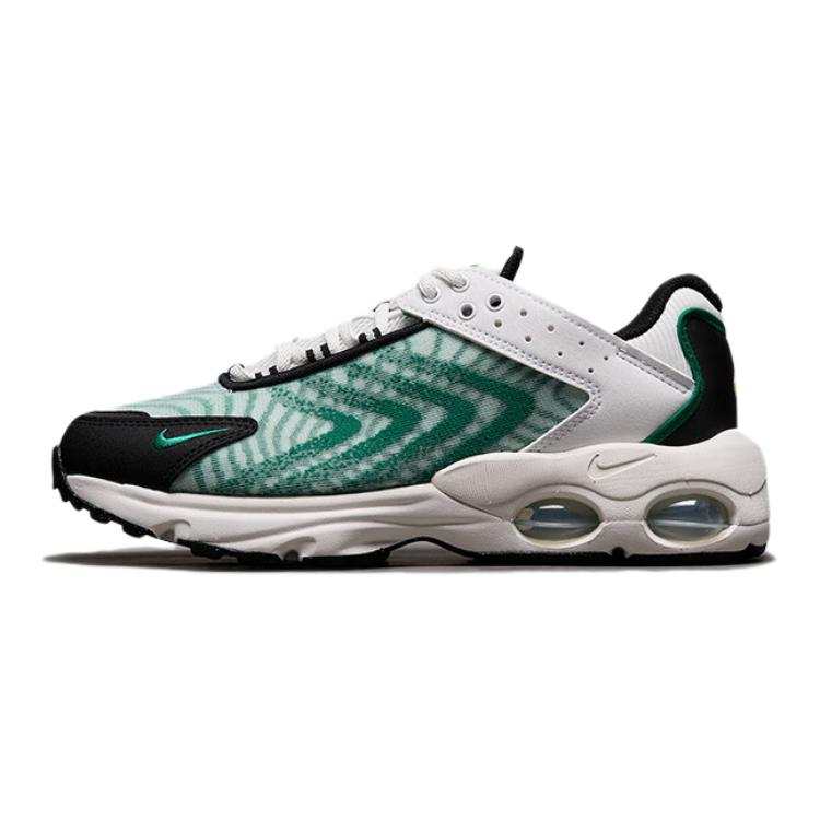 Nike Nike Air Max TW Synthetic Leather Low top Running Shoes Black White Green Unisex