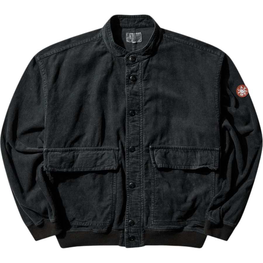 Cav Empt Cav Empt Men's Overdye Cord Button Jacket Charcoal Jackets & Coats Men's