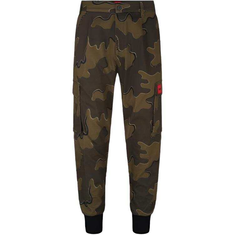 HUGO BOSS Cargo Pants Men's Army Green Moderate