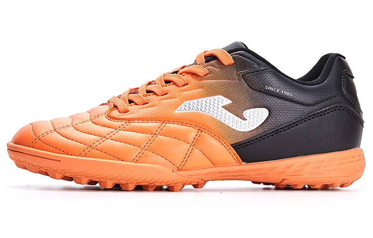 Joma Abrasion Resistant Slip Resistant Mid top Kids' Soccer Shoes Orange Black Kids'