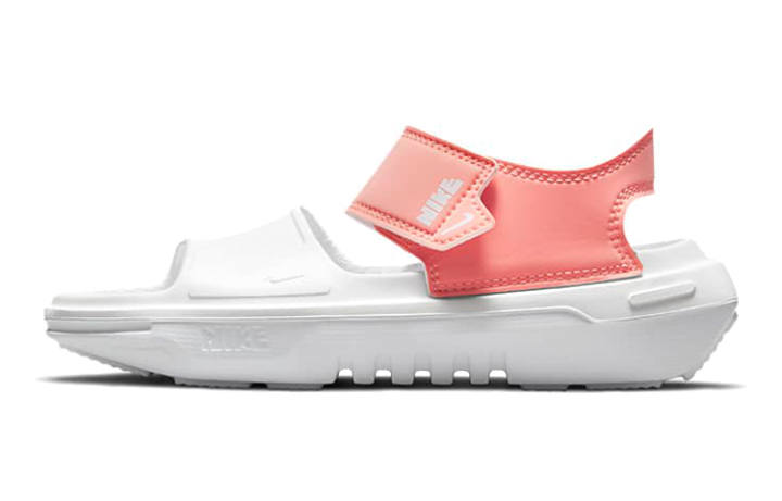 Nike Nike Playscape GS Synthetic Leather One Strap Sandals Pink White Unisex