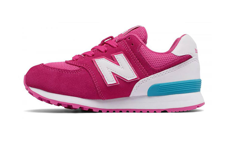 New Balance New Balance NB 574 'High Visibilit' Low top Running Shoes Pink Purple Children Aged 3 7 Years Old