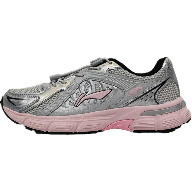 Li-Ning YOUNG Li Ning YOUNG Sports Life Collection Low top Casual Shoes Silver Gray Teenagers