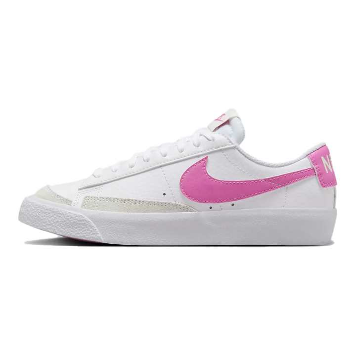 Nike Nike Blazer Low '77 Low top Skateboard Shoes White Pink Unisex