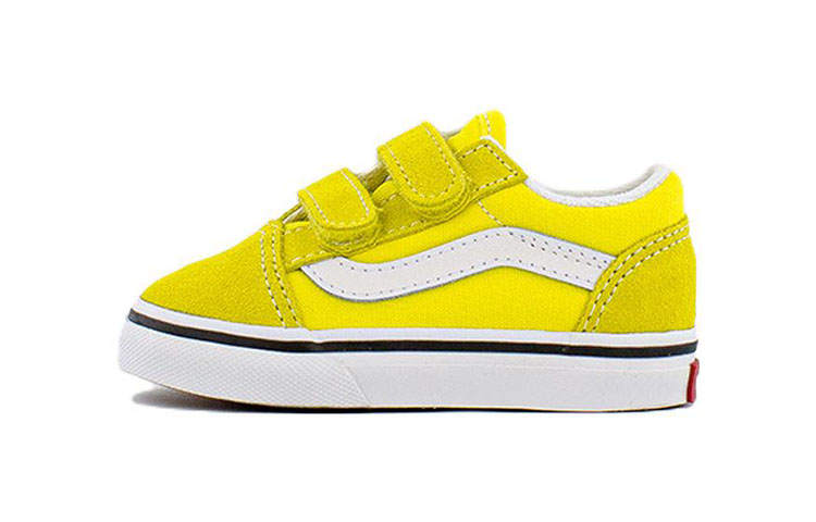 Vans Old Skool Casual Skate Shoes Low top Toddler Shoes Yellow Infant And Toddler