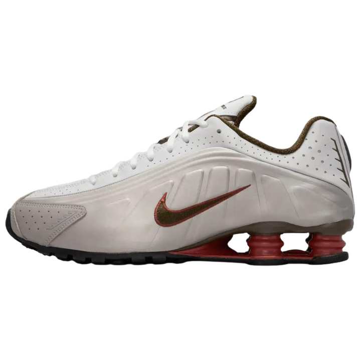 Nike Nike Shox R4 Running Shoes Men's White Red