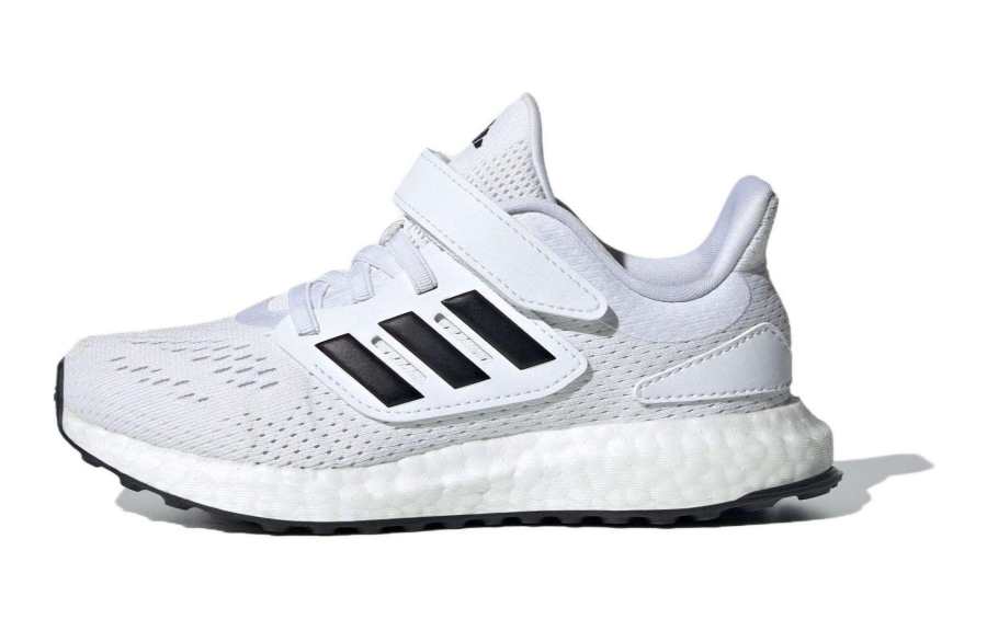 Adidas Adidas Pure Boost Abrasion Resistant Lightweight Cushioning Low top Running Shoes White Black Kids'