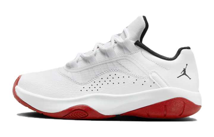 Jordan Jordan Air Jordan 11 Low top Basketball Shoes White Red Unisex