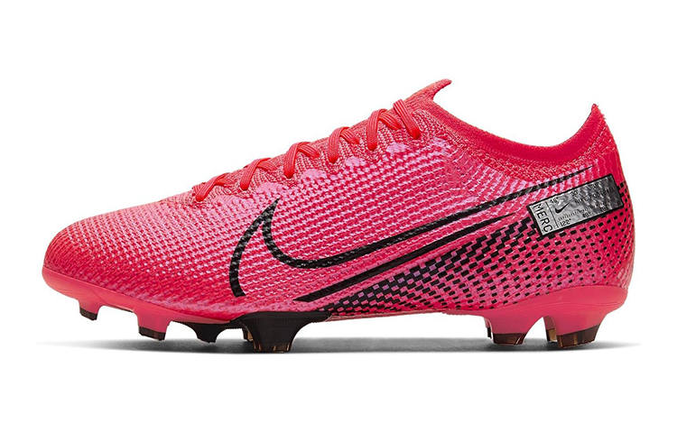 Nike Nike Mercurial Vapor 13 Slip Resistant Cushioning Abrasion Resistant Low top Soccer Shoes Pink Kids'
