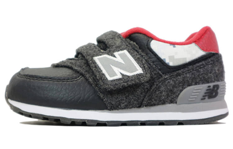 New Balance New Balance Slip Resistant Cushioning Abrasion Resistant Breathable Low top Kids' Running Shoes Black Gray Kids'