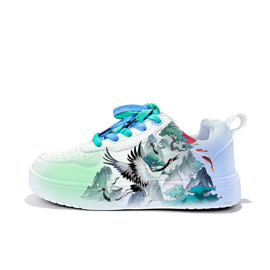 ZUOLENGCHAN Synthetic Leather Lightweight And Breathable Low top Skateboard Shoes Unisex