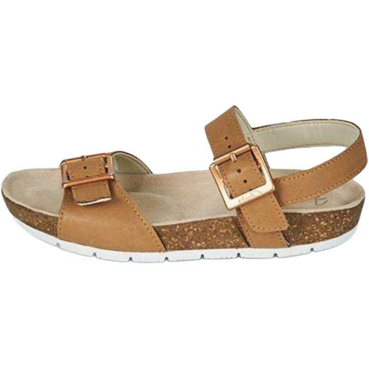 Clarks Cow Leather Children's Sandals Brown Kids'