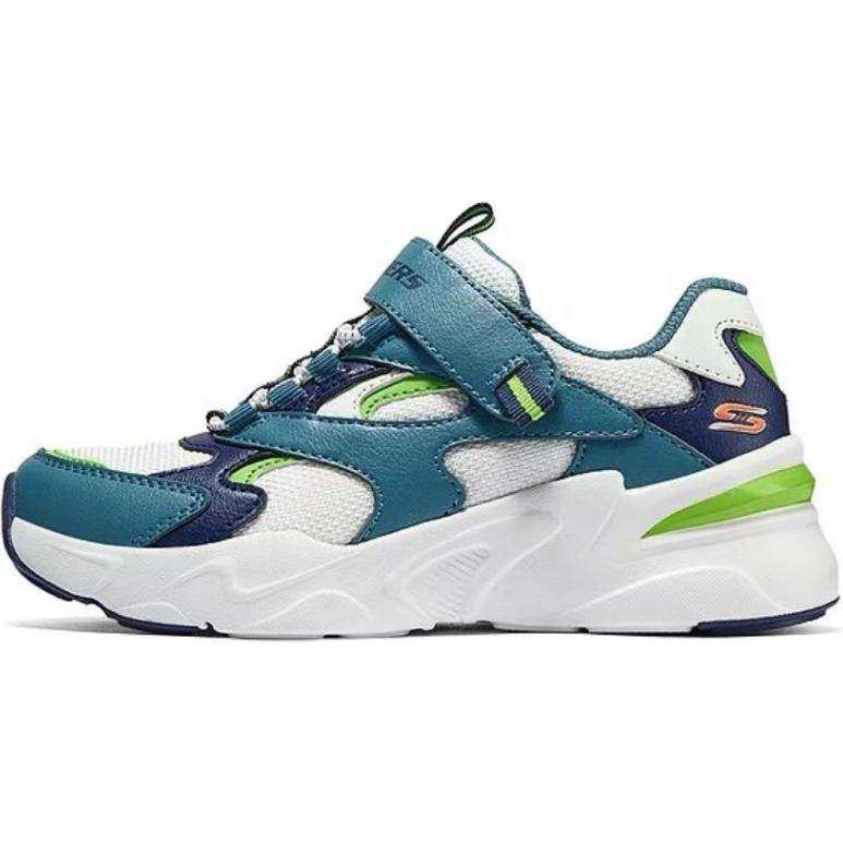 Skechers Kids BOYS Abrasion Resistant Abrasion Resistant Low top Kids Lifestyle Shoes White Green Kids'