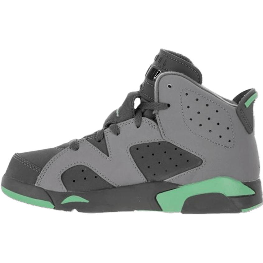 Jordan Jordan Air Jordan 6 Leather Mid top Children's Basketball Shoes Gray Teenagers