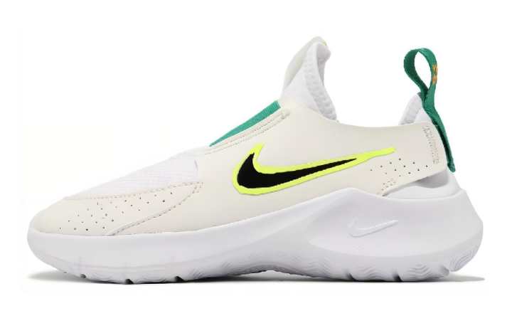Nike Nike Flex Runner 3 GS 'White Sport Green Fluorescent Yellow'