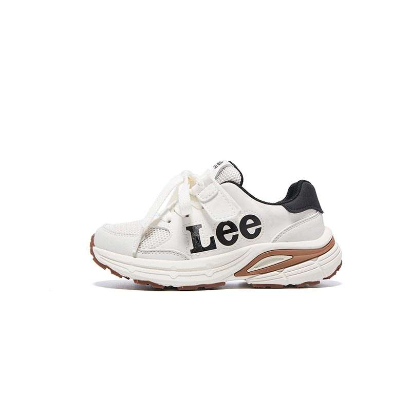 LEE KIDS Synthetic Leather, Textile Anti Kick Abrasion Resistant Breathable Slip Resistant Cushioning Low top