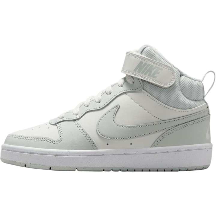 Nike Nike Court Borough 2 Mid top Skateboard Shoes White Gray Unisex