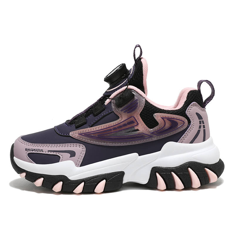 BKG Cushioning Abrasion Resistant Cushioning, Wear Resistant Low top Running Shoes Purple Sweet Potato Pink Kids'