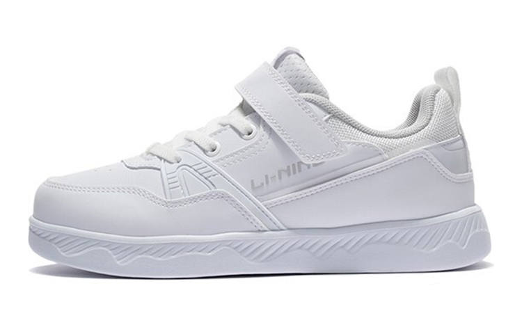 Li-Ning YOUNG Li Ning YOUNG Slip Resistant Cushioning Abrasion Resistant Low top Skateboard Shoes White Unisex
