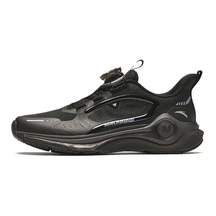 Antakids Lingyun 2.0 Fabric Low top Running Shoes Black Teenagers