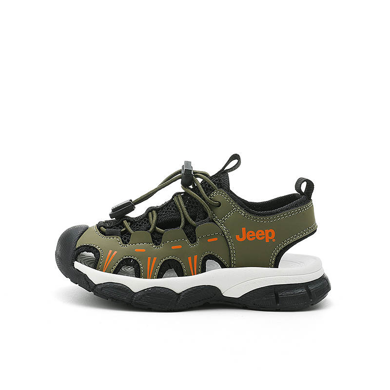 Jeep Children's Sandals Dark Gray Green Kids'