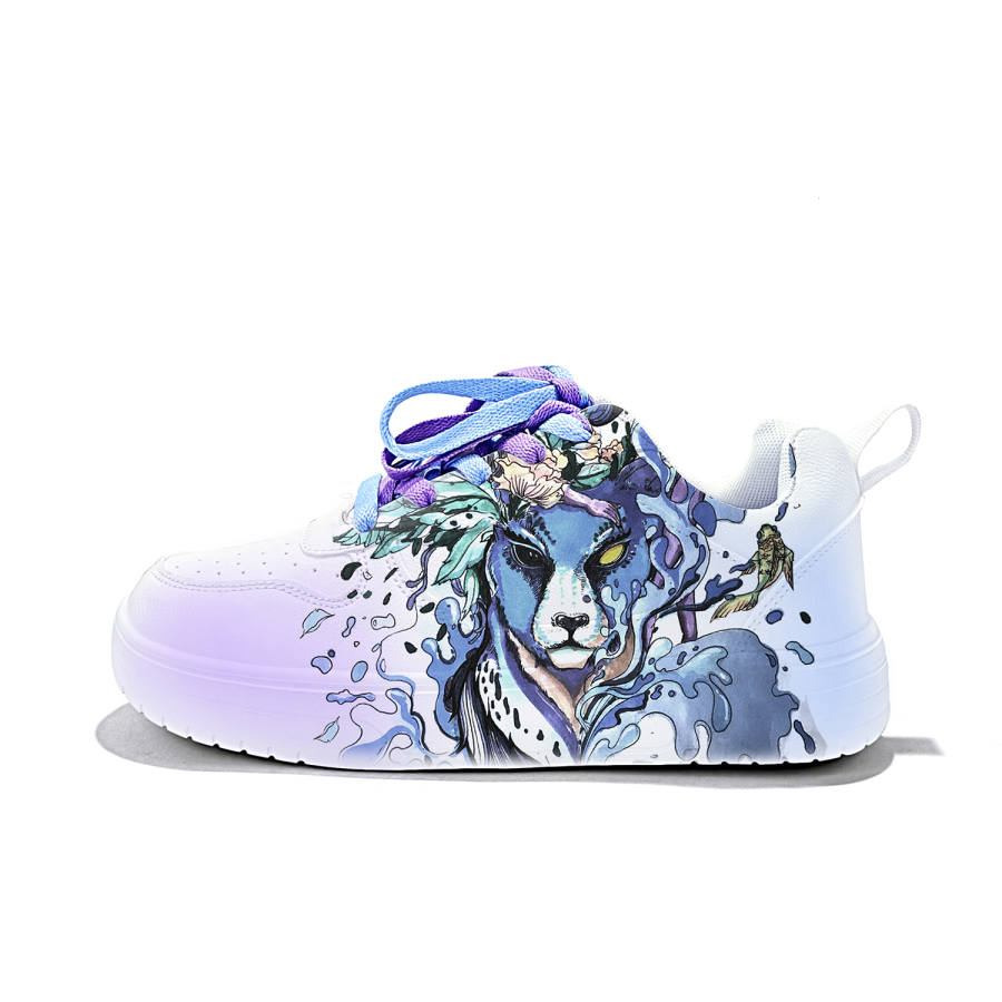 ZUOLENGCHAN Synthetic Leather Lightweight And Breathable Low top Skateboard Shoes Unisex