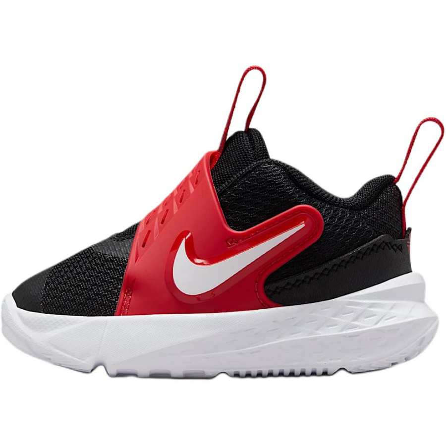 Nike Nike Team Hustle D 12 Mesh Anti Kick Abrasion Resistant Anti Kick And Abrasion Resistant Low top Toddler Shoes Black