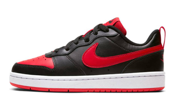 Nike Nike Court Borough Low 2 Black University Red GS
