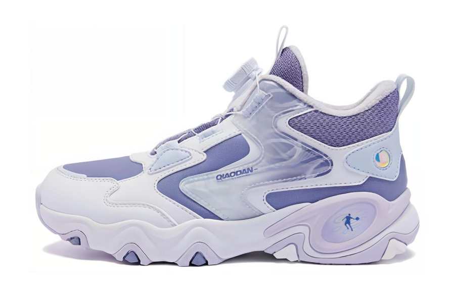 QIAODAN Low top Casual Shoes Blue Purple Teenagers
