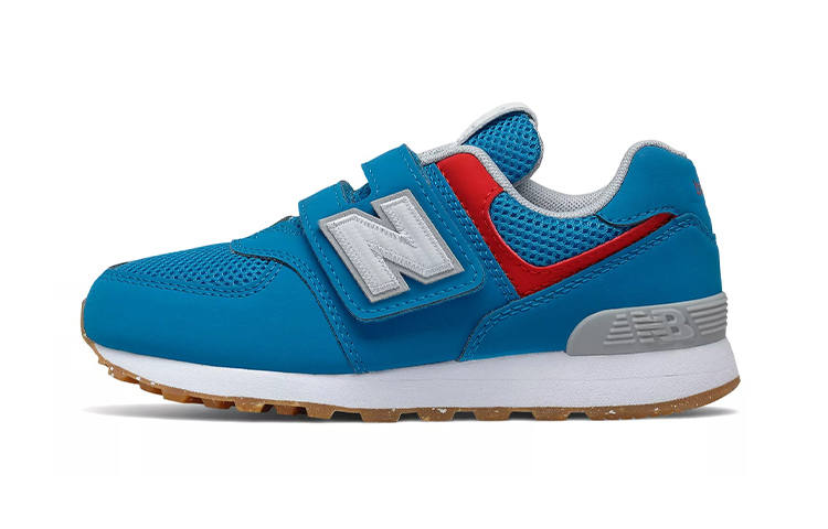 New Balance New Balance NB 574 Kids Lifestyle Shoes Blue Red Children Aged 3 7 Years Old