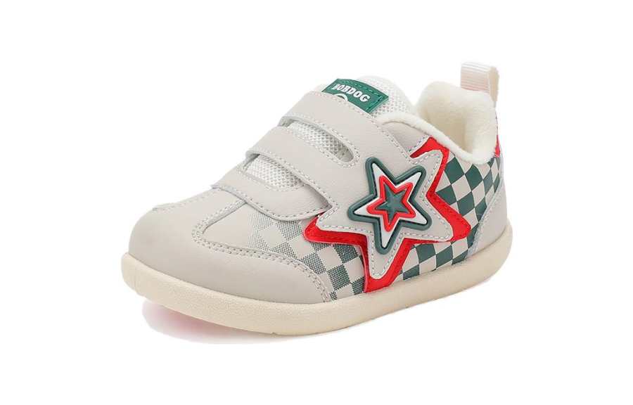 BOBDOG Fleece lined Cushioning Low top Toddler Shoes Infant And Toddler