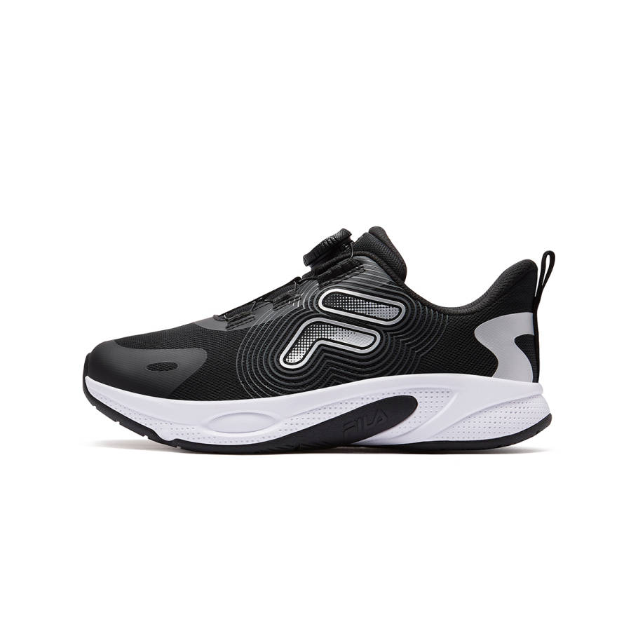 FILA KIDS PERFORMANCE FPH Lightweight Cushioning Low top Kids' Running Shoes Black/Space Silver Kids'
