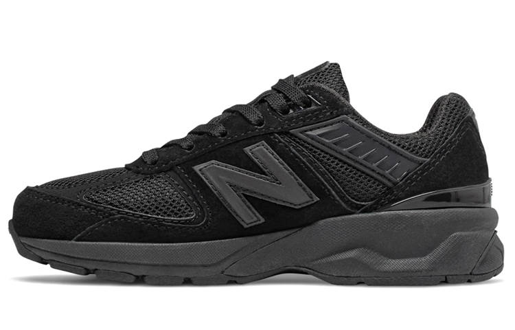 New Balance New Balance NB 990 V5 Mesh Cushioning Kids Lifestyle Shoes Black Teenagers