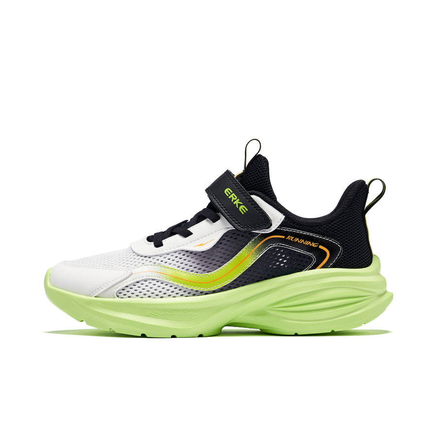ERKE KIDS Synthetic Leather, Textile Anti Kick Cushioning Abrasion Resistant Anti Kick Cushioning Abrasion Resistant